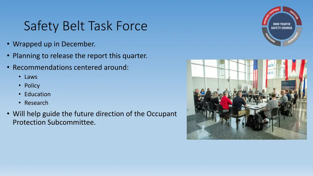 safety belt task force