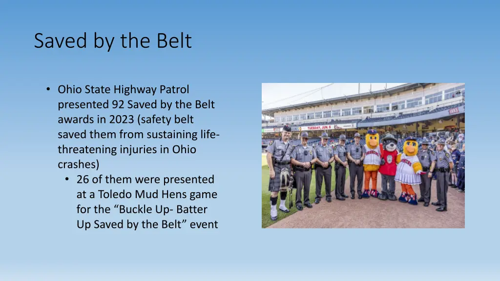 saved by the belt