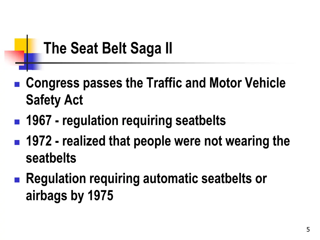 the seat belt saga ii