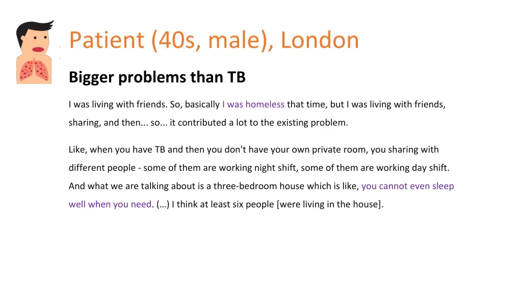 patient 40s male london