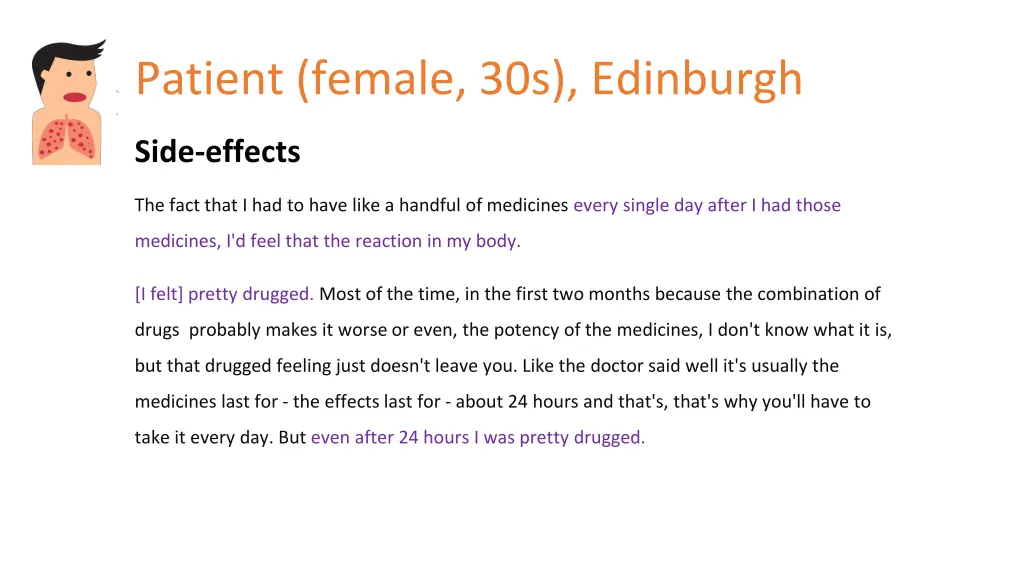 patient female 30s edinburgh