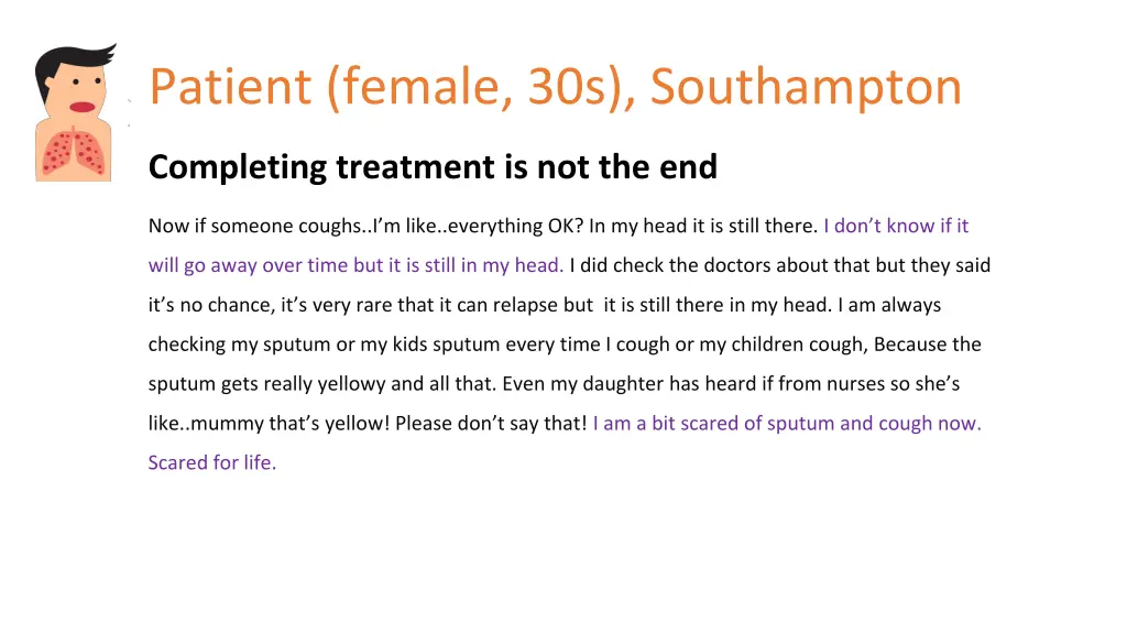 patient female 30s southampton 1