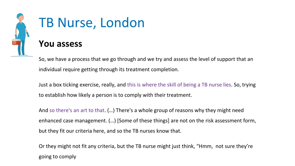 tb nurse london