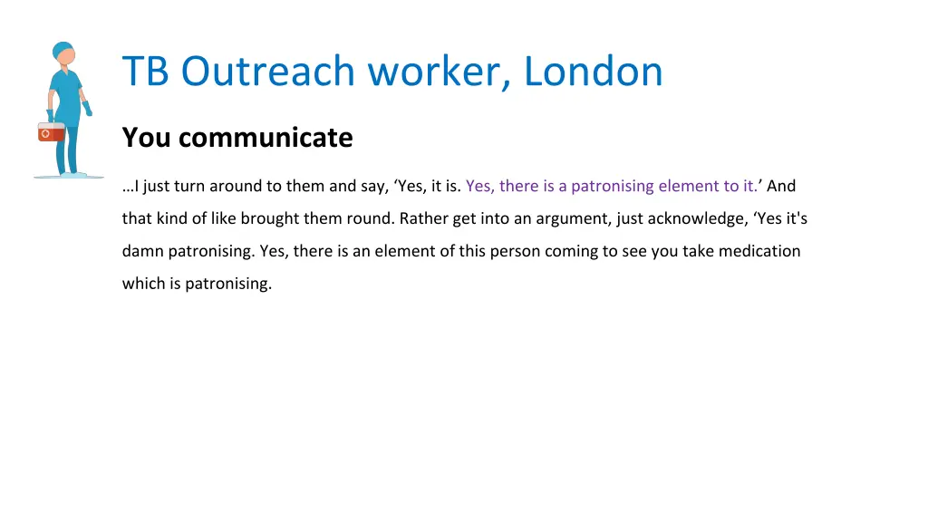 tb outreach worker london