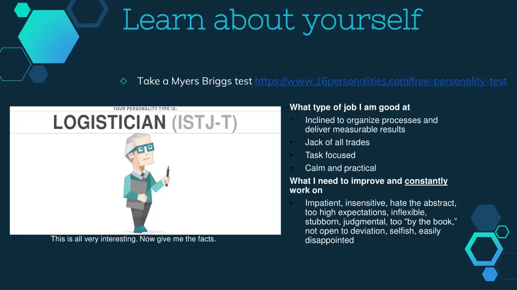 learn about yourself learn about yourself