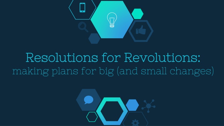 resolutions for revolutions resolutions