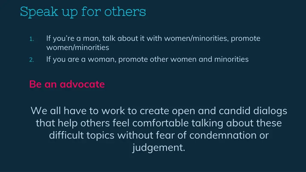speak up for others speak up for others