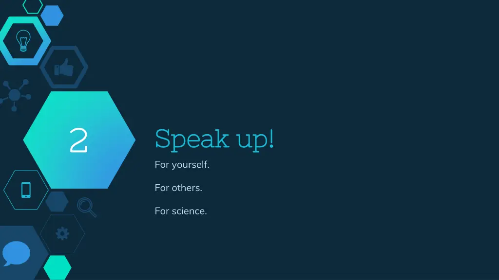 speak up speak up