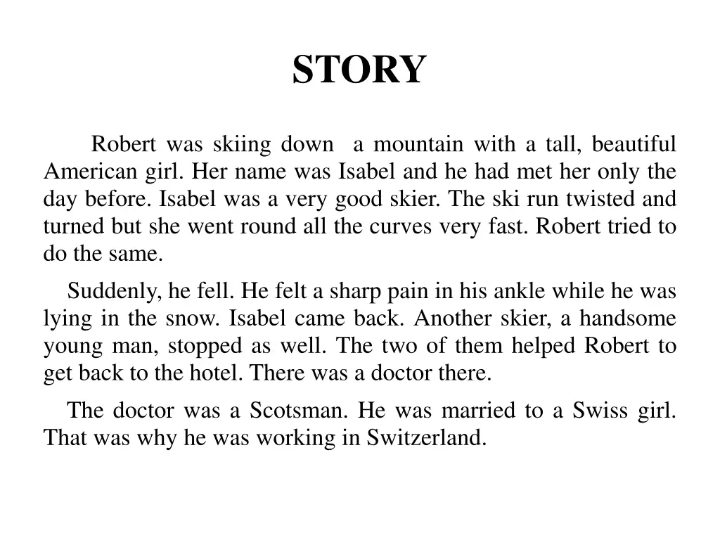 story