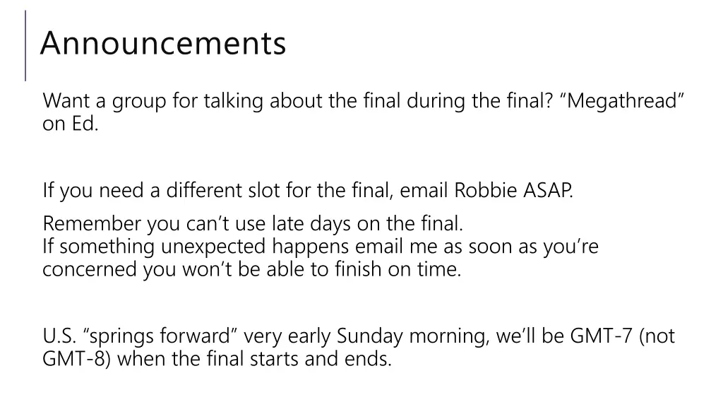 announcements 1