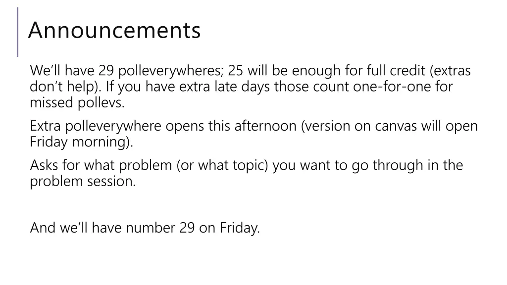announcements 3