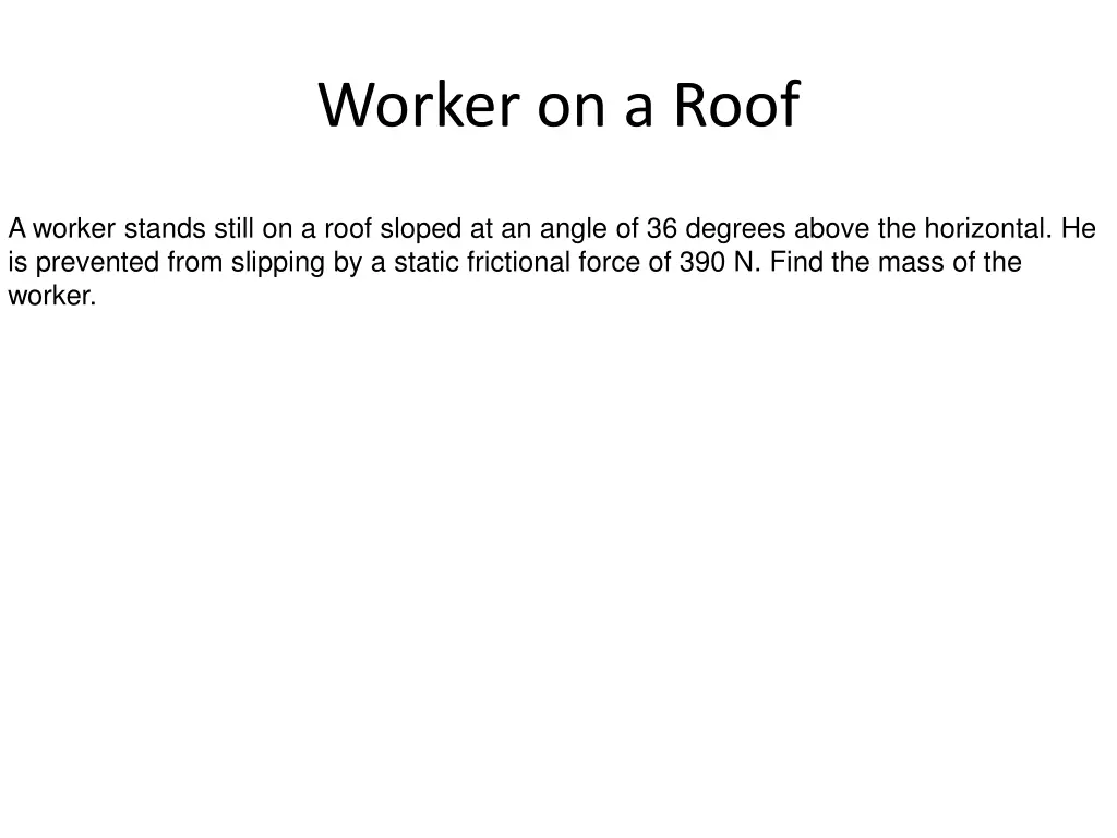 worker on a roof