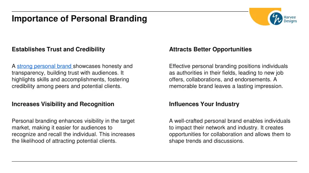 importance of personal branding
