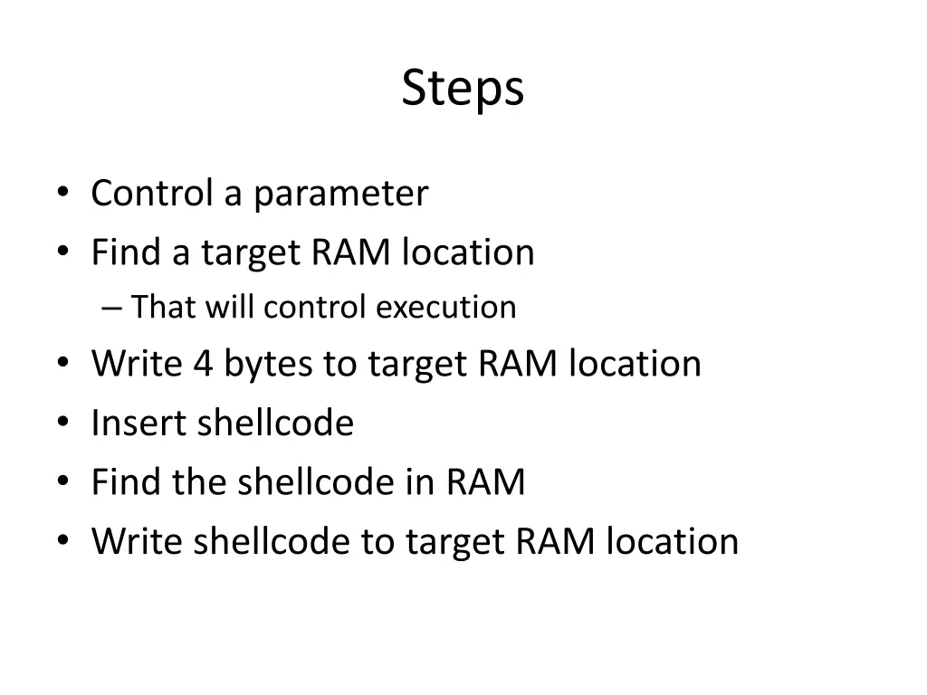 steps