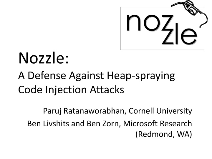 nozzle a defense against heap spraying code