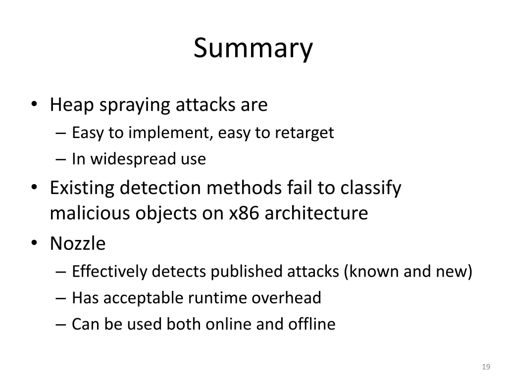 summary