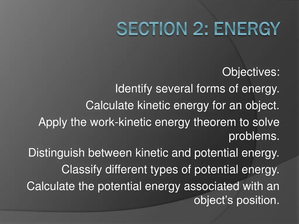 section 2 energy section 2 energy