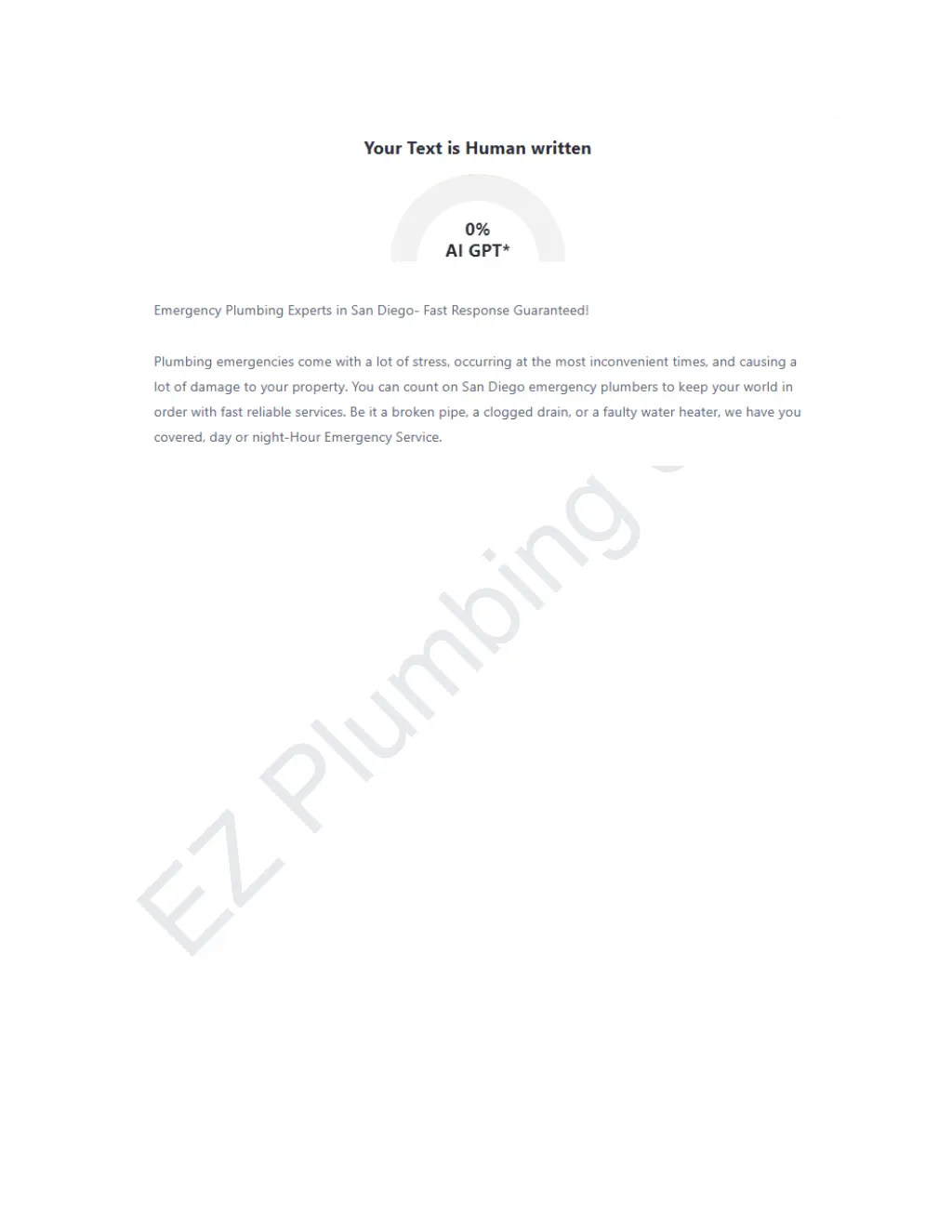ez plumbing usa