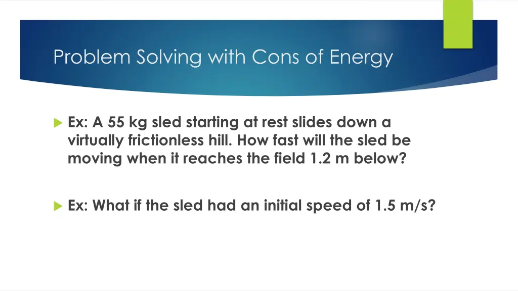 problem solving with cons of energy 1