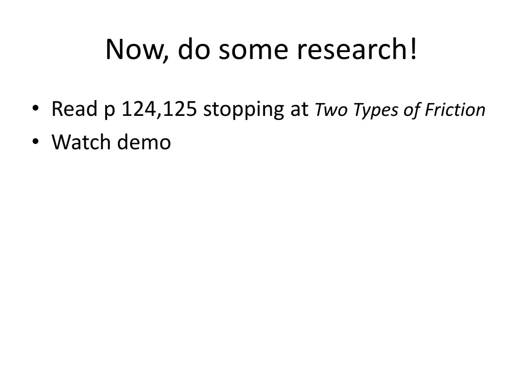 now do some research
