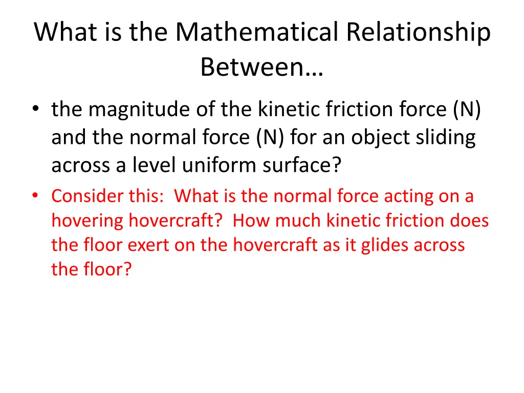 what is the mathematical relationship between 1