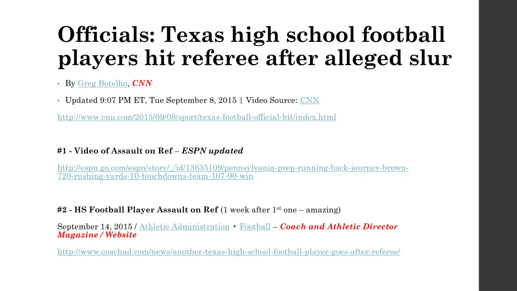 officials texas high school football players