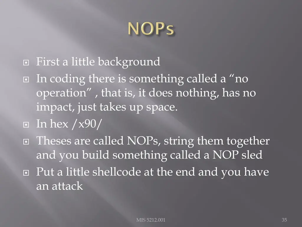 first a little background in coding there