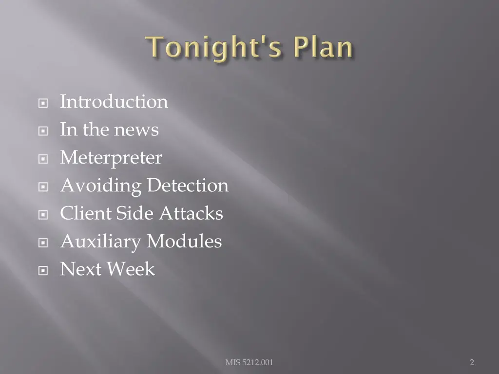 introduction in the news meterpreter avoiding