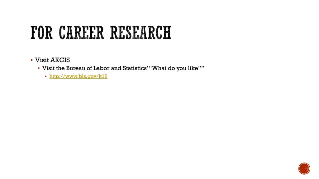 for career research