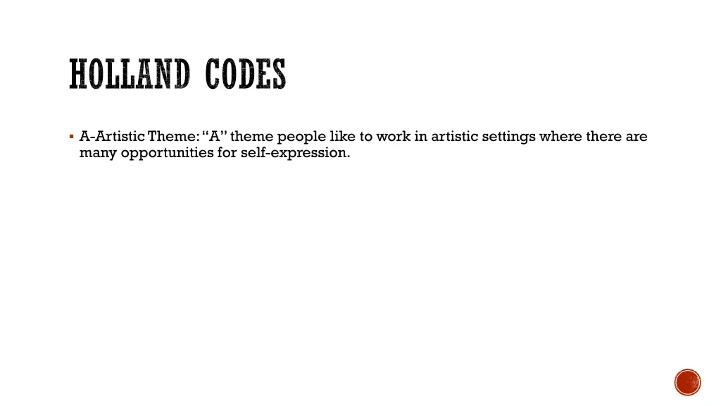 holland codes 2