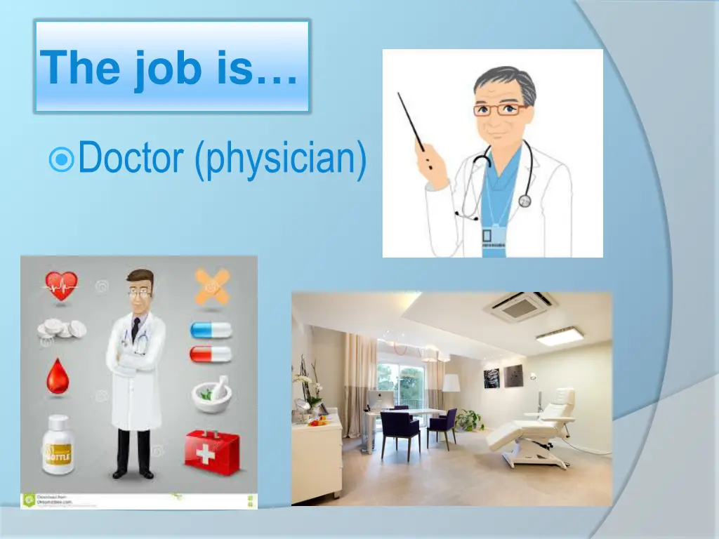 the job is