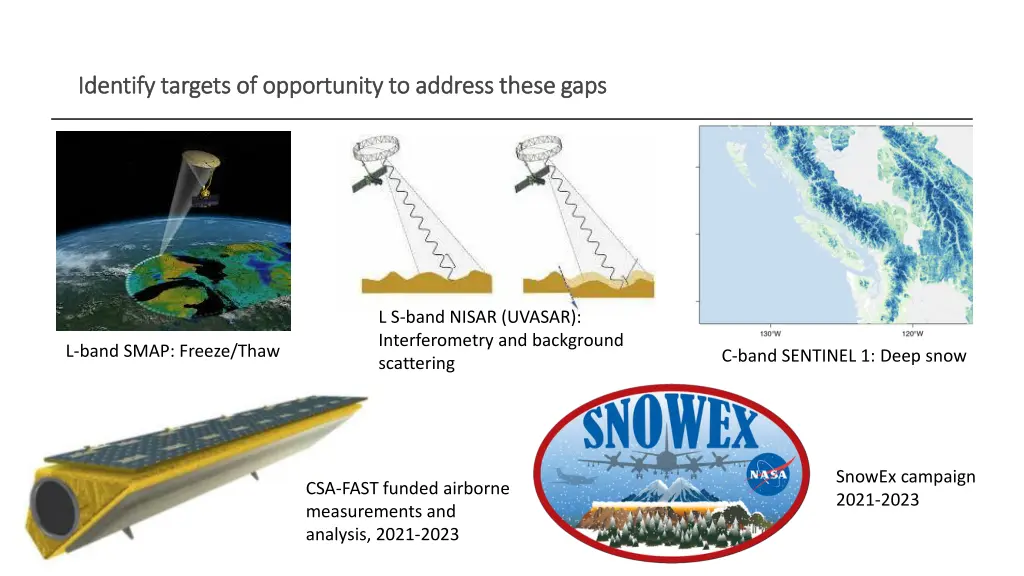 identify targets of opportunity to address these