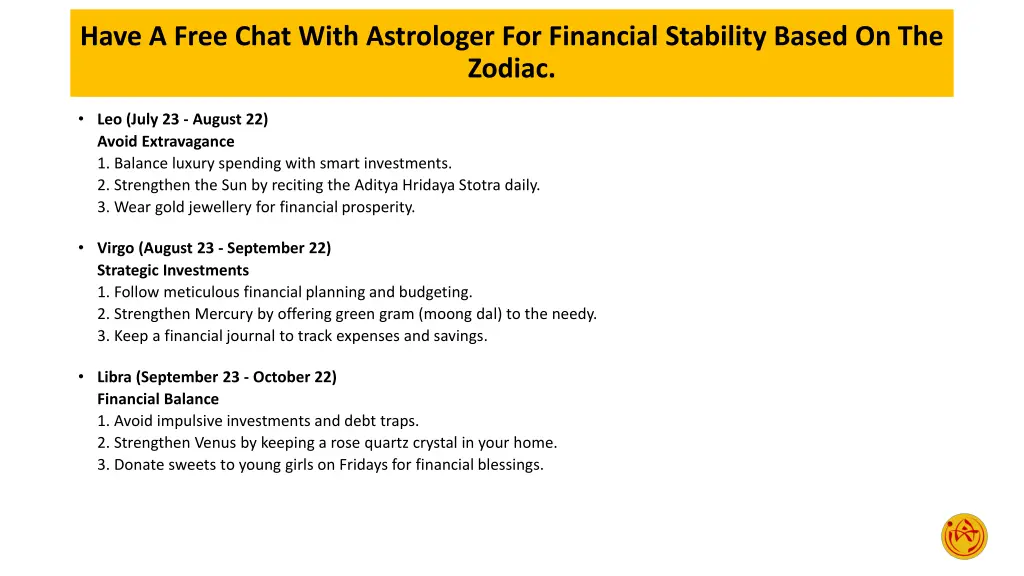 have a free chat with astrologer for financial 4
