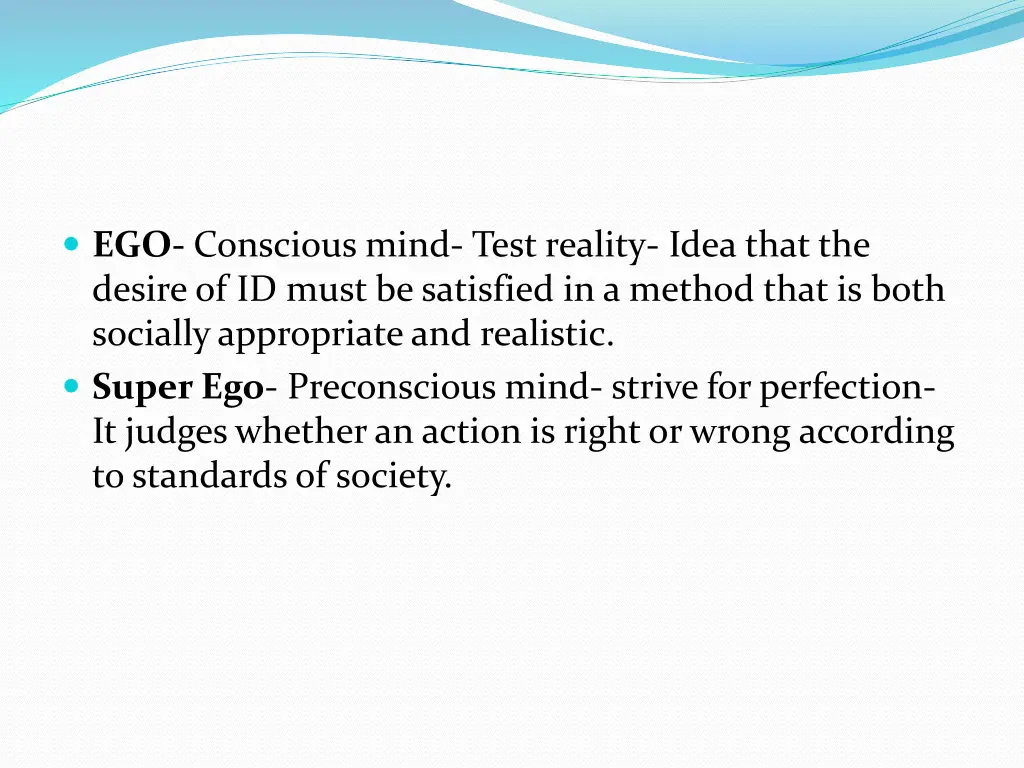 ego conscious mind test reality idea that