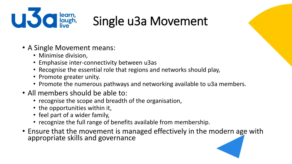 single u3a movement single u3a movement