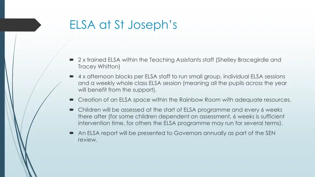 elsa at st joseph s