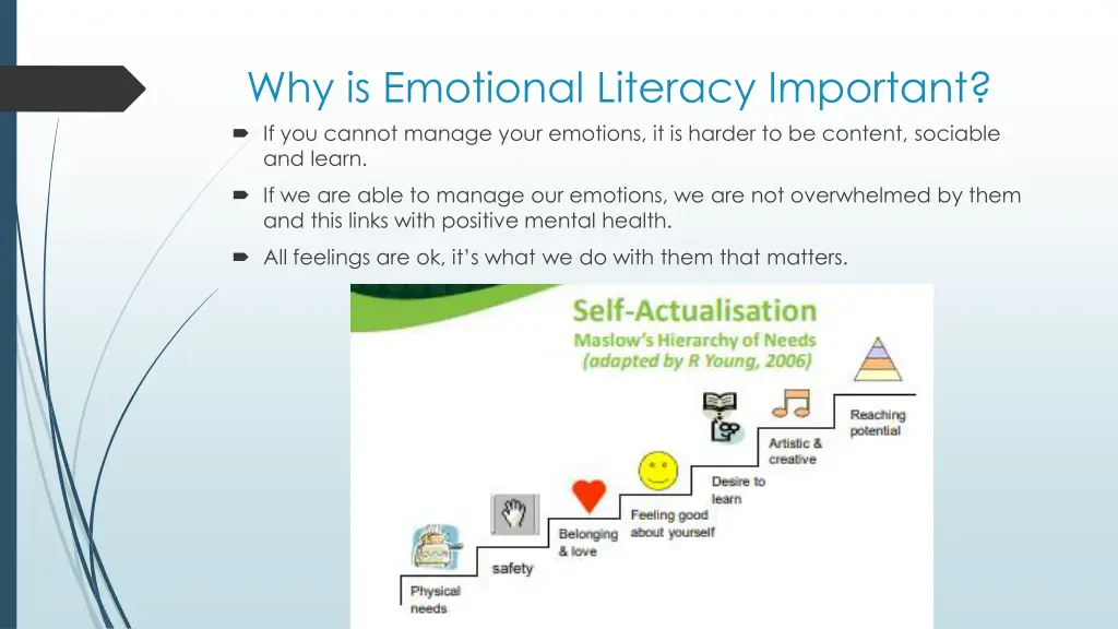 why is emotional literacy important if you cannot