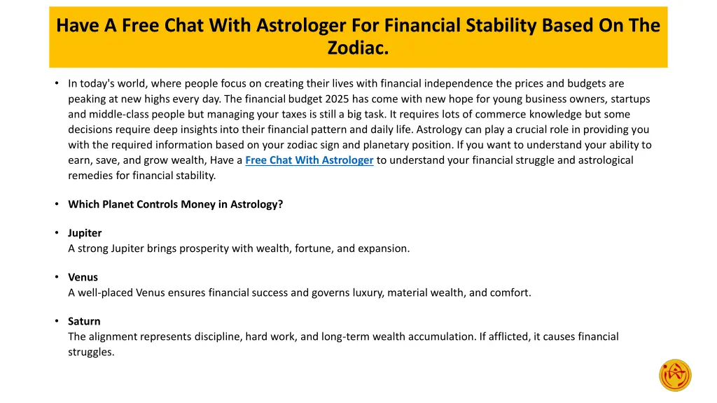 have a free chat with astrologer for financial 1