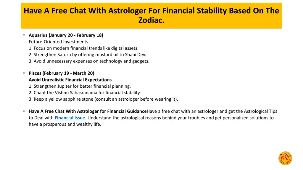 have a free chat with astrologer for financial 6