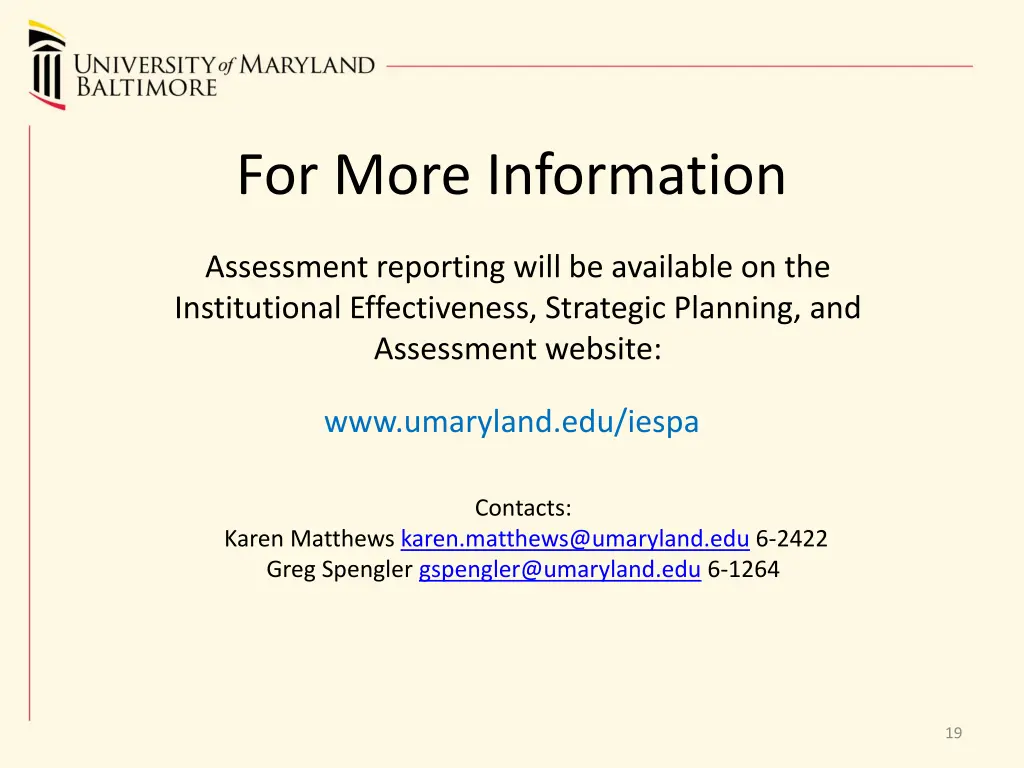 for more information