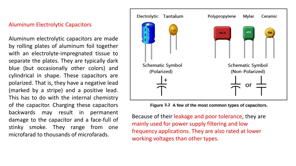 aluminum electrolytic capacitors
