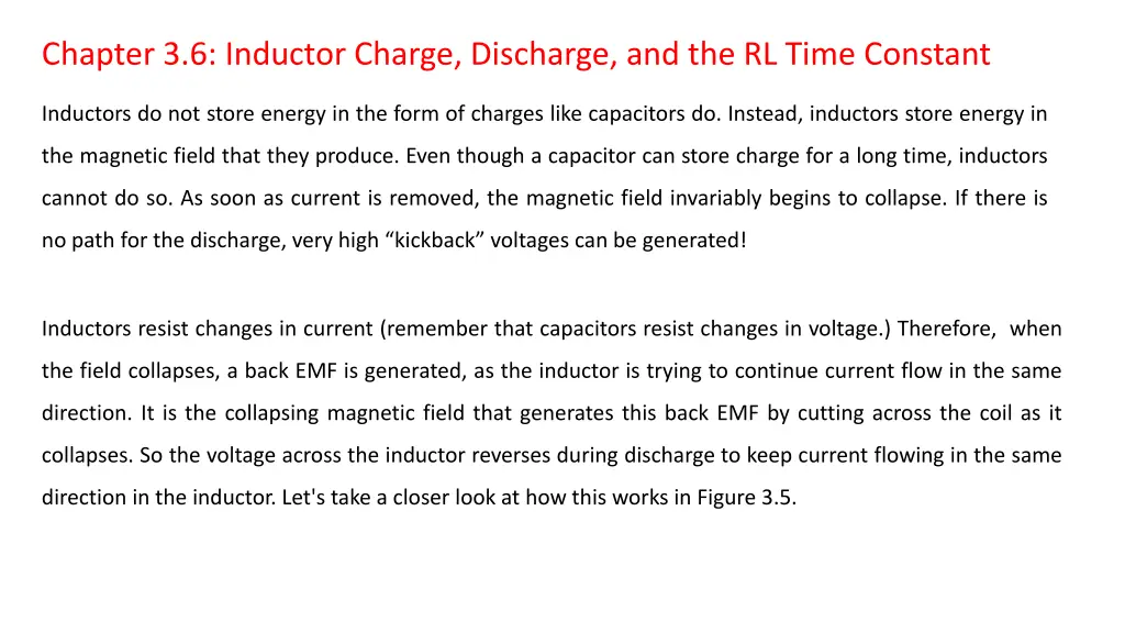 chapter 3 6 inductor charge discharge