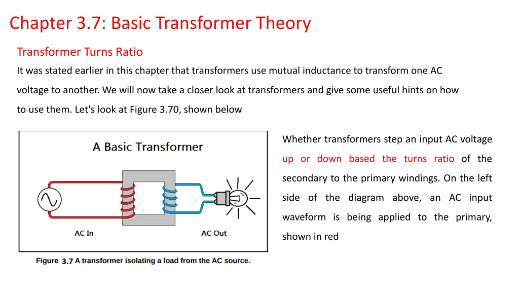 chapter 3 7 basic transformer theory