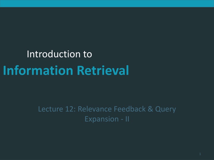 introduction to information retrieval