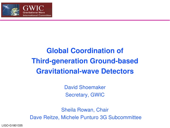 global coordination of third generation ground