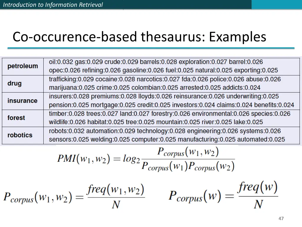 introduction to information retrieval 46