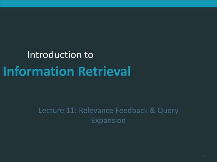 introduction to information retrieval