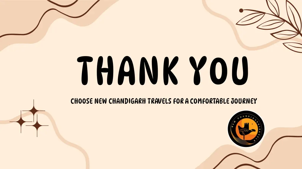 thank you choose new chandigarh travels