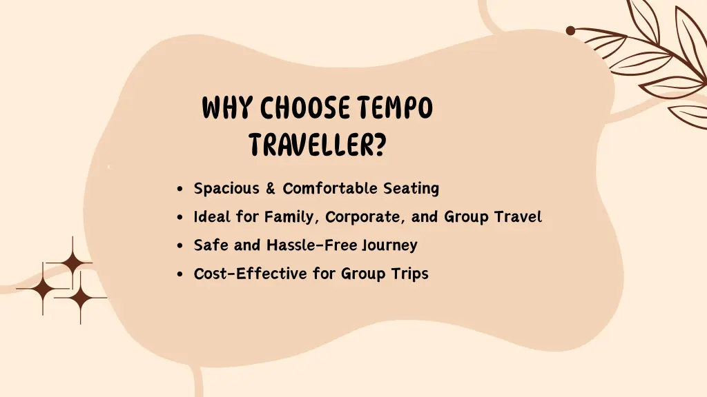 why choose tempo traveller