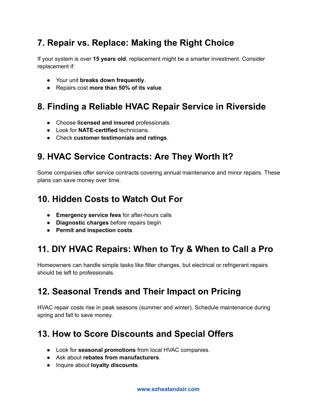 7 repair vs replace making the right choice